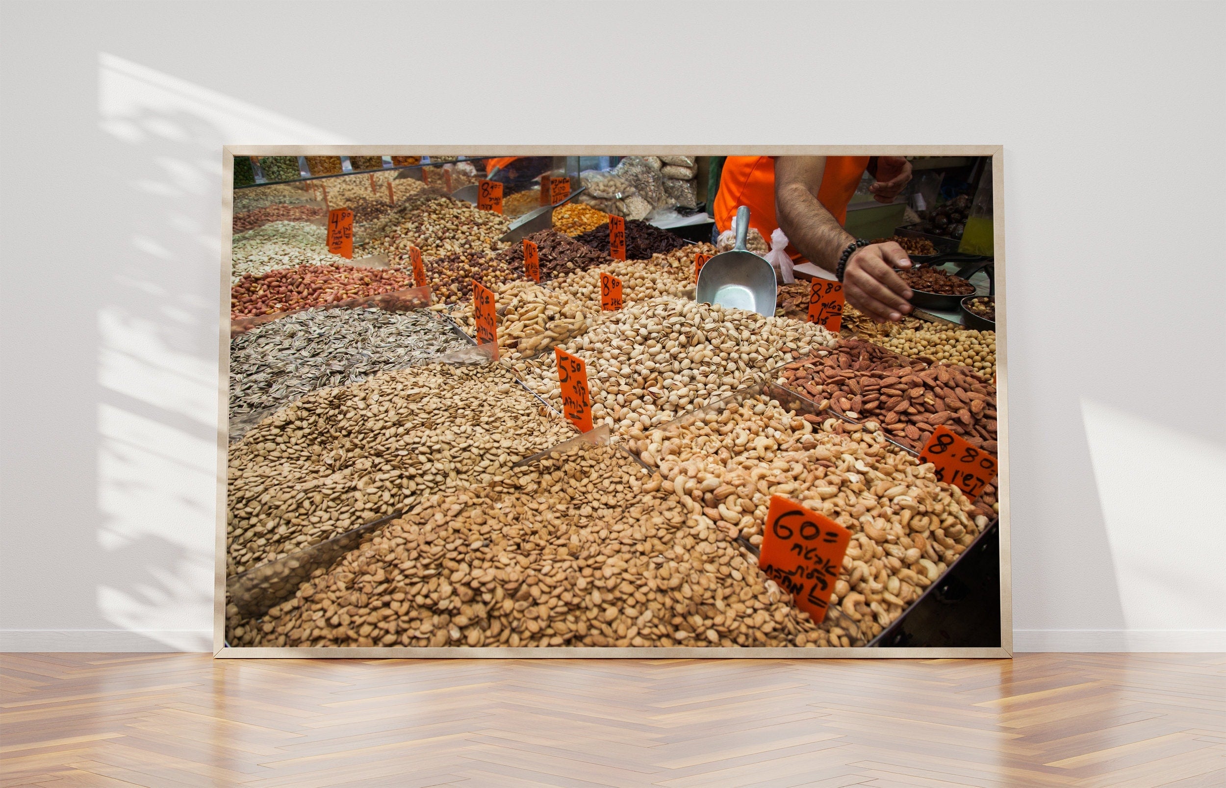 Nuts Almonds Pistachio & Cashew at the Jerusalem Market Mahane Yehuda — Colorful Kitchen