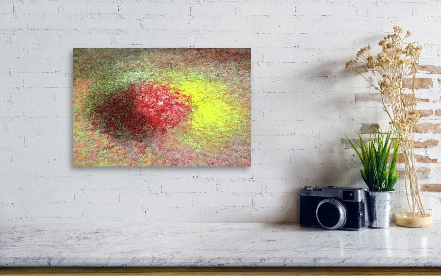 Minimalist Colorful Abstract Impressionist Painting