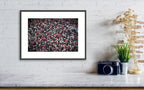 Holy Land Peper Kitchen Wall — Red, Grey and Black Pepper seed at the Mahane Yehuda food Market of Jerusalem
