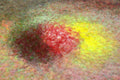 Minimalist Colorful Abstract Impressionist Painting
