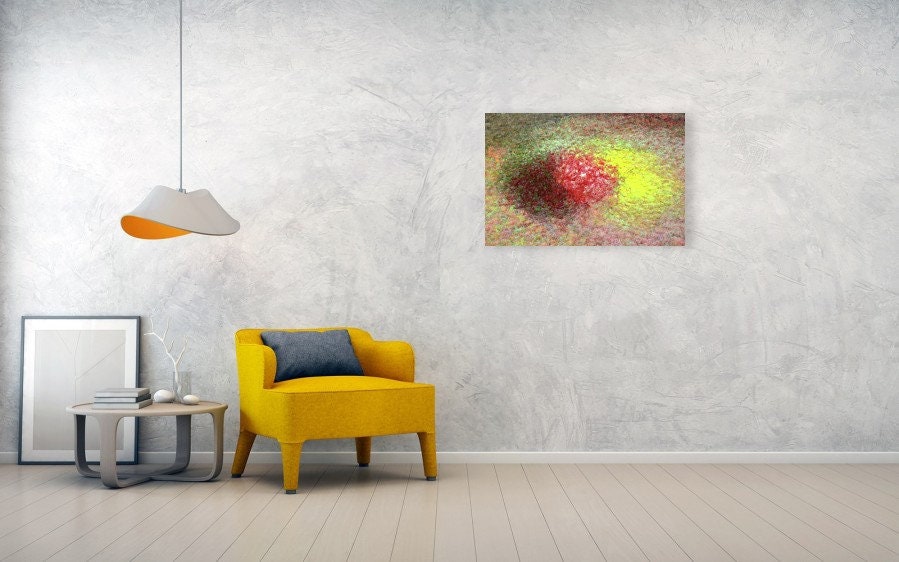 Minimalist Colorful Abstract Impressionist Painting