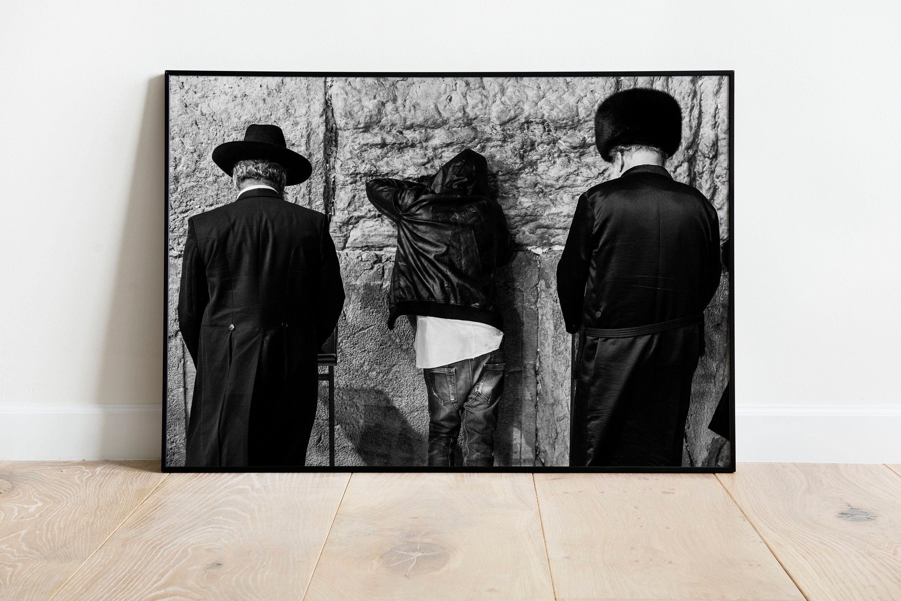 Black and White Jewish Kotel — Three Different Prayers at the Western Wall During the Selichot