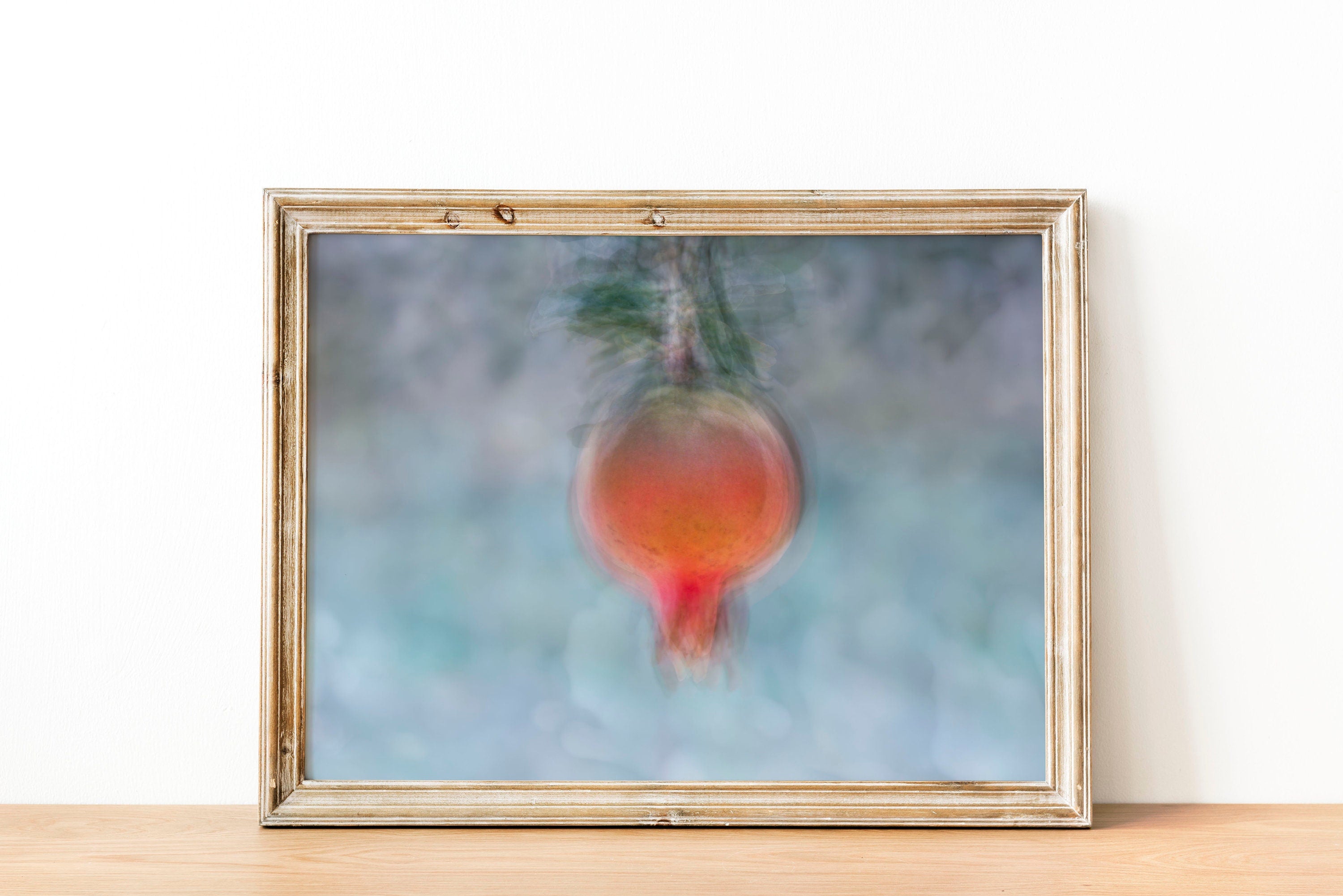 Holy Land Pomegranate Impressionist Painting — 7 species of Israel