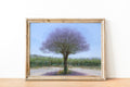 Purple Tree Impressionist Painting — Purple Jacaranda tree