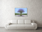 Purple Tree Impressionist Painting — Purple Jacaranda tree