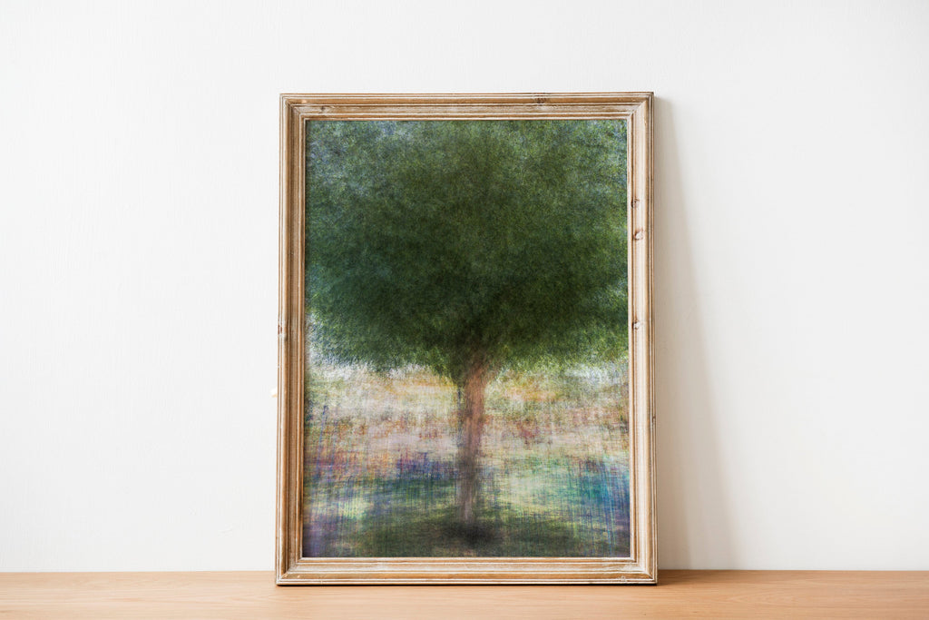 Holy Land Colorful Tree Impressionist Painting