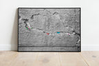 Black and White Jewish Kotel Stone with Colored Prayer Paper Notes between Stones