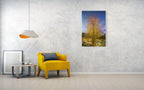 Gold Tree Painting by Night — Canvas