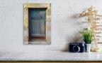 Jerusalem Green Door with Red Hand