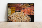 Jerusalem Food Market Exotic Fruit Tea Print: Machane Yehuda Colorful Kitchen