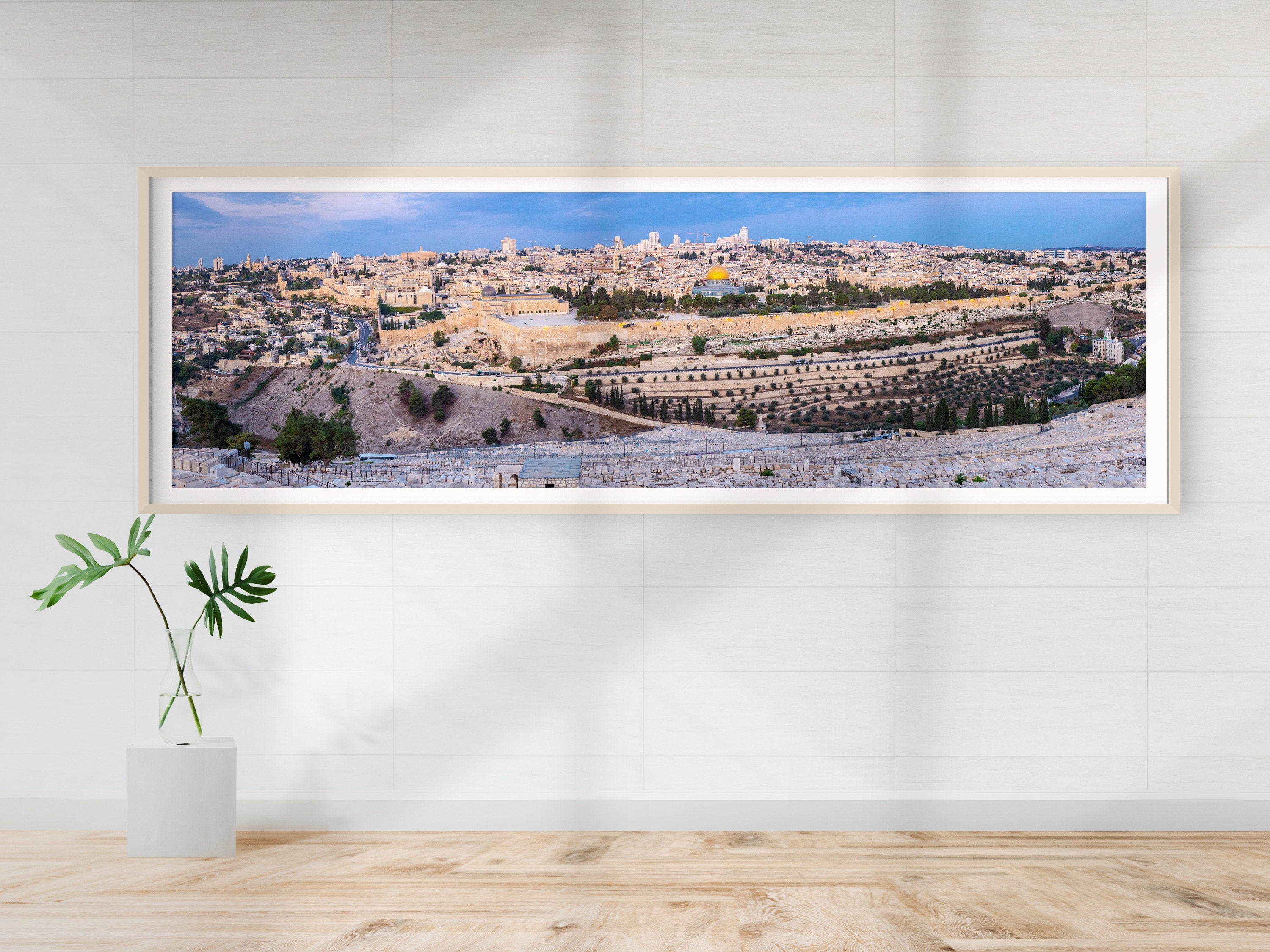 Panoramic Jerusalem Temple Mount Old City