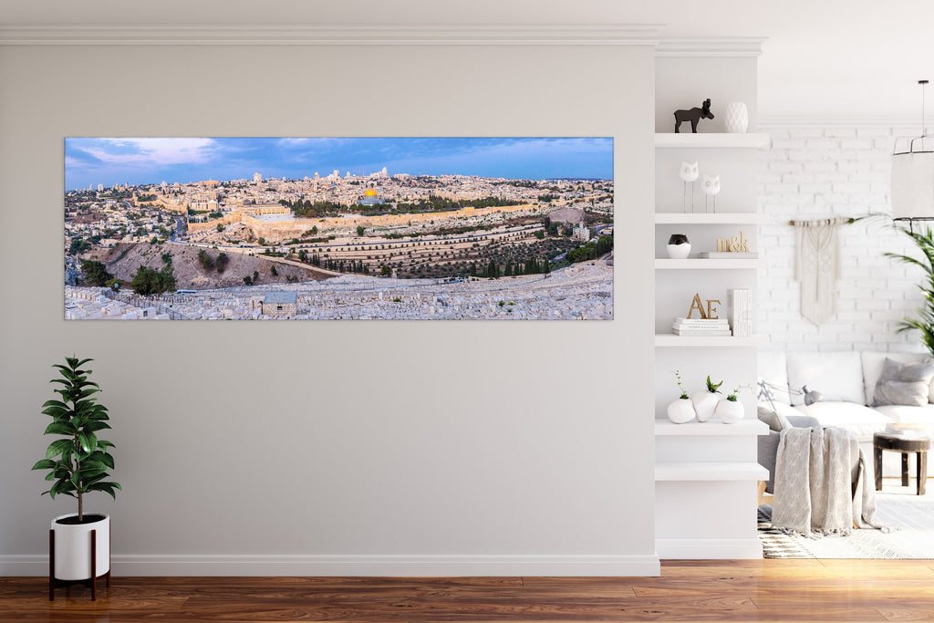 Panoramic Jerusalem Temple Mount Old City