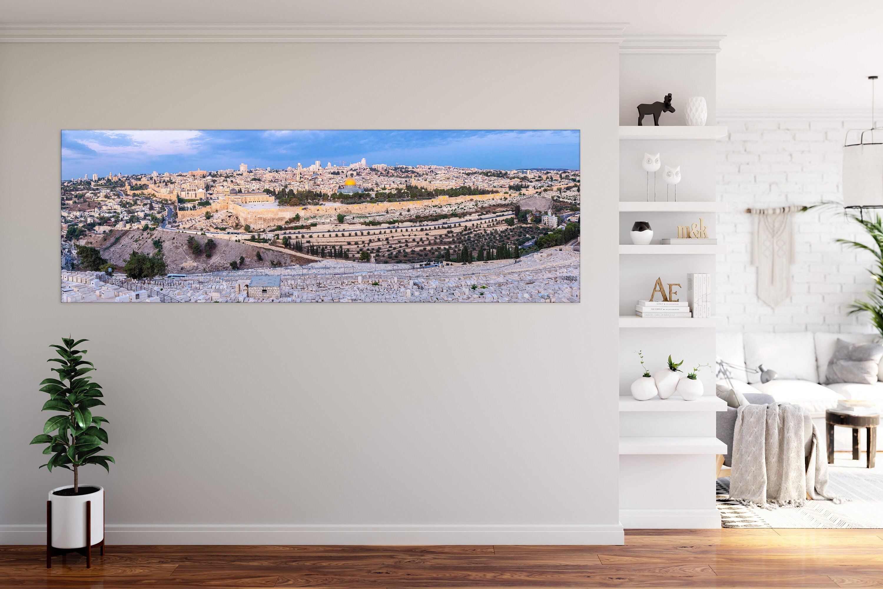 Panoramic Jerusalem Temple Mount Old City