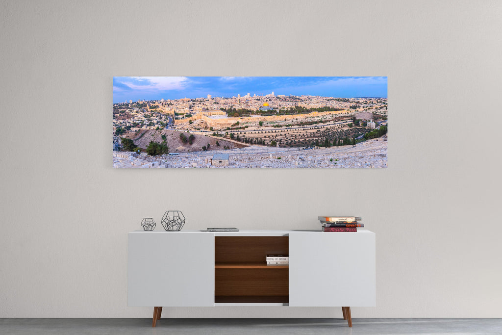Panoramic Jerusalem Temple Mount Old City