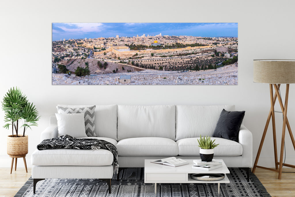 Panoramic Jerusalem Temple Mount Old City