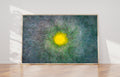 Yellow Flower Impressionist Painting: Abstract Fine Art Canvas Print