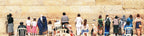 Jewish Women Kotel — Women Praying at the Western Wall — Panoramic Jerusalem Kosel Photography