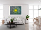 Yellow Flower Impressionist Painting: Abstract Fine Art Canvas Print