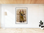 Israeli Jewish Soldier Wall Art - Soldier praying at the Western Wall - Kosel Jerusalem - Kotel Fine Art print - Jewish Tsahal IDF Soldier