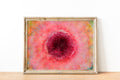 Impressionist Red Pink Pomegranate Painting Canvas Wrap — 7 species of Israel