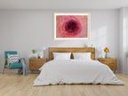 Impressionist Red Pink Pomegranate Painting Canvas Wrap — 7 species of Israel