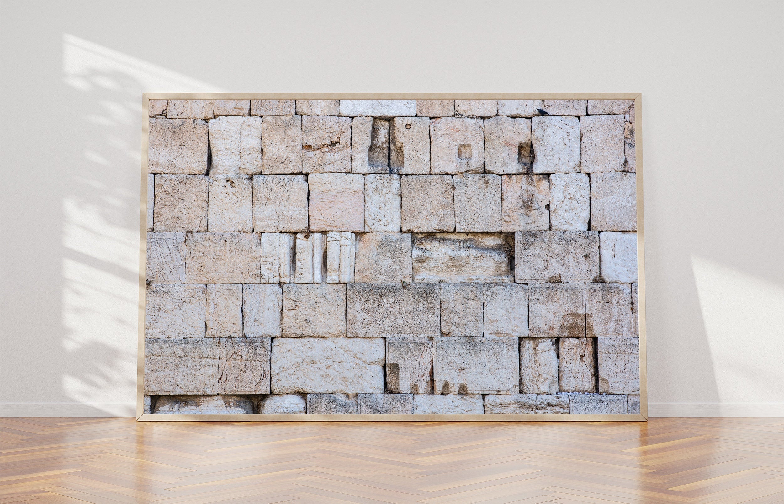 Jewish Kotel Wall Art - Stones of Western Wall - Morning at the Jerusalem Kosel Wailing Wall