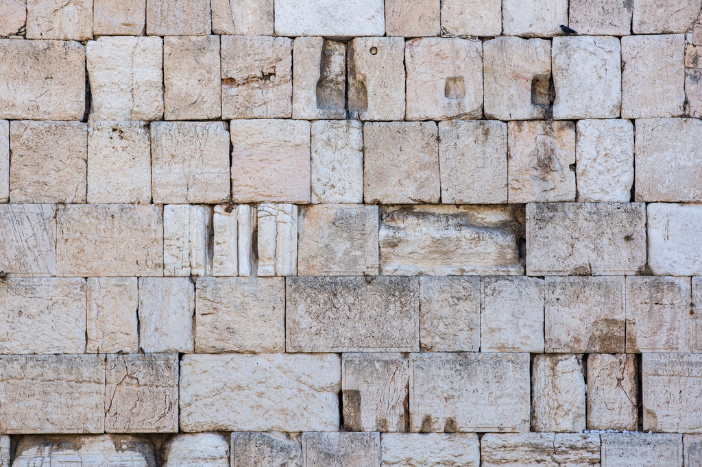 Jewish Kotel Wall Art - Stones of Western Wall - Morning at the Jerusalem Kosel Wailing Wall