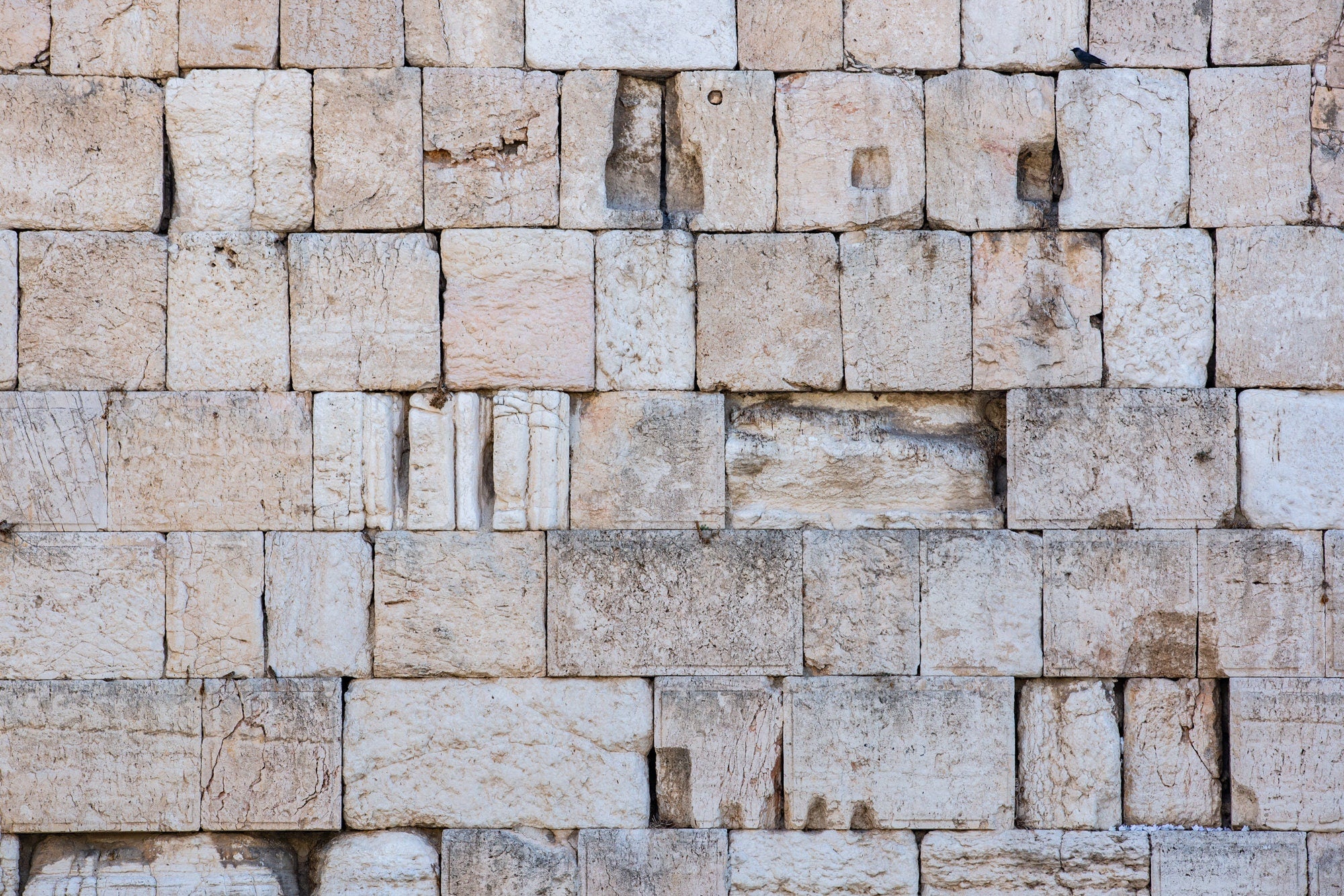 Jewish Kotel Wall Art - Stones of Western Wall - Morning at the Jerusalem Kosel Wailing Wall