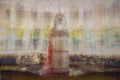Torah Scroll Painting — Jewish Silver Old Bible Scroll at Jerusalem in a Synagogue with Arches