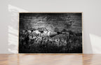 Back and White Kotel Stone Wall Art with a Prayer Note