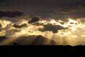 Dramatic Sky and Israeli Holy Land Desert Mountains Sunrise Landscape