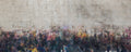 Panoramic Kotel Wall Art Painting Print - Jewish Prayers at the Western Wall - Kosel