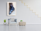Jerusalem Kotel Western Wall Painting Print: Prayer Paper Notes in a Stone Gap