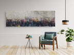 Panoramic Kotel Wall Art Painting Print - Jewish Prayers at the Western Wall - Kosel