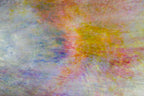 Jerusalem Multicolor Hanukkah Candles Abstract Impressionist Painting — Jewish Holy Land