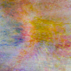 Jerusalem Multicolor Hanukkah Candles Abstract Impressionist Painting — Jewish Holy Land