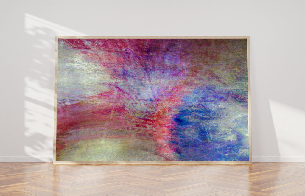Purple Red Blue Powerful Abstract — Holy Land