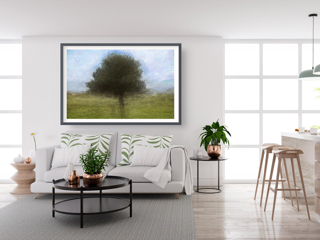 Olive Tree Impressionist Painting at Jerusalem
