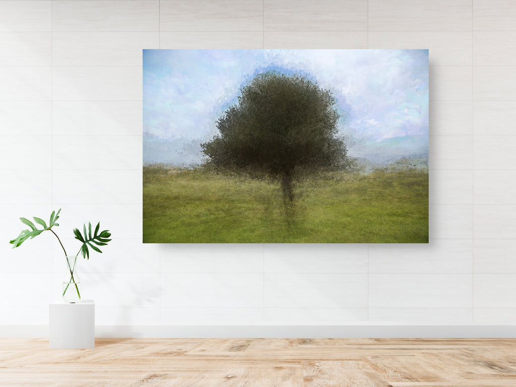 Olive Tree Impressionist Painting at Jerusalem