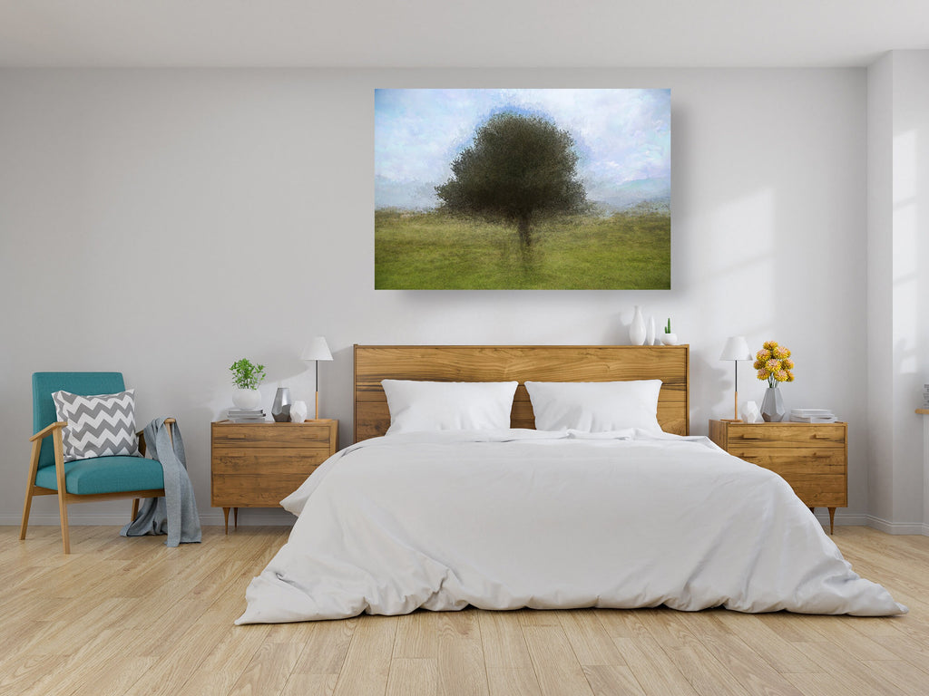 Olive Tree Impressionist Painting at Jerusalem