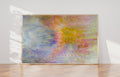 Jerusalem Multicolor Hanukkah Candles Abstract Impressionist Painting — Jewish Holy Land