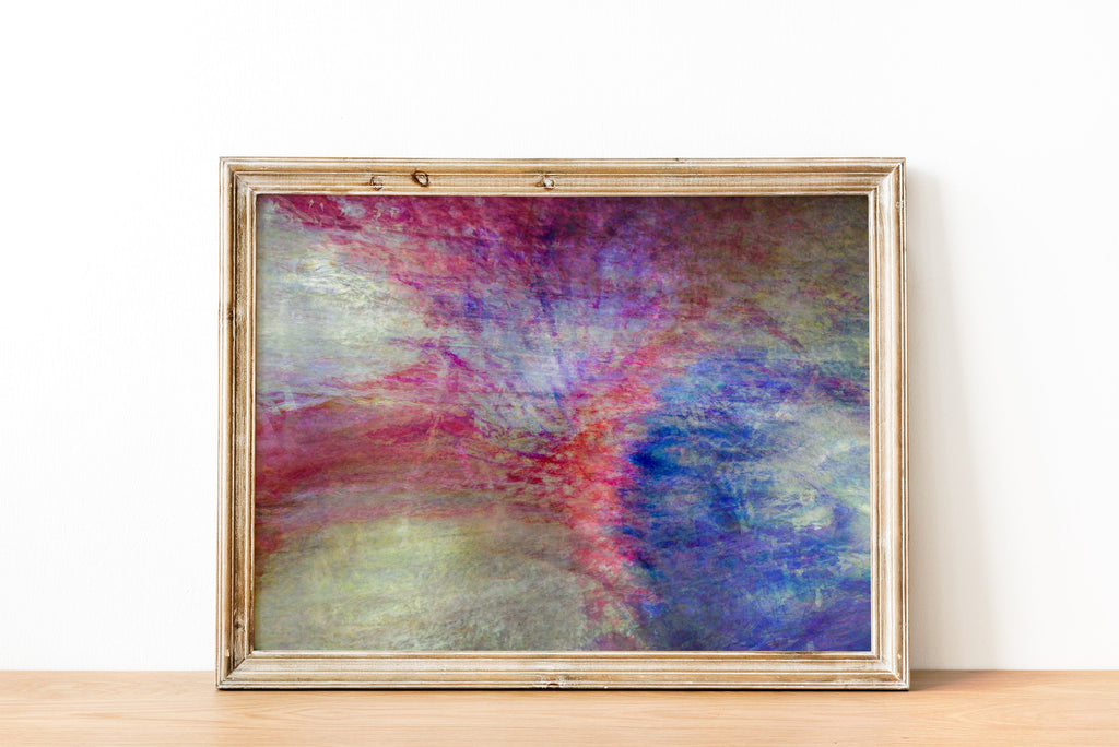 Purple Red Blue Powerful Abstract — Holy Land