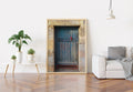 Jerusalem Green Door with Red Hand