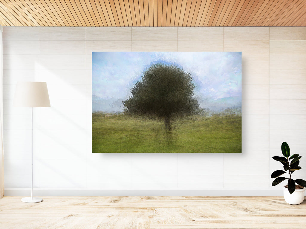 Olive Tree Impressionist Painting at Jerusalem