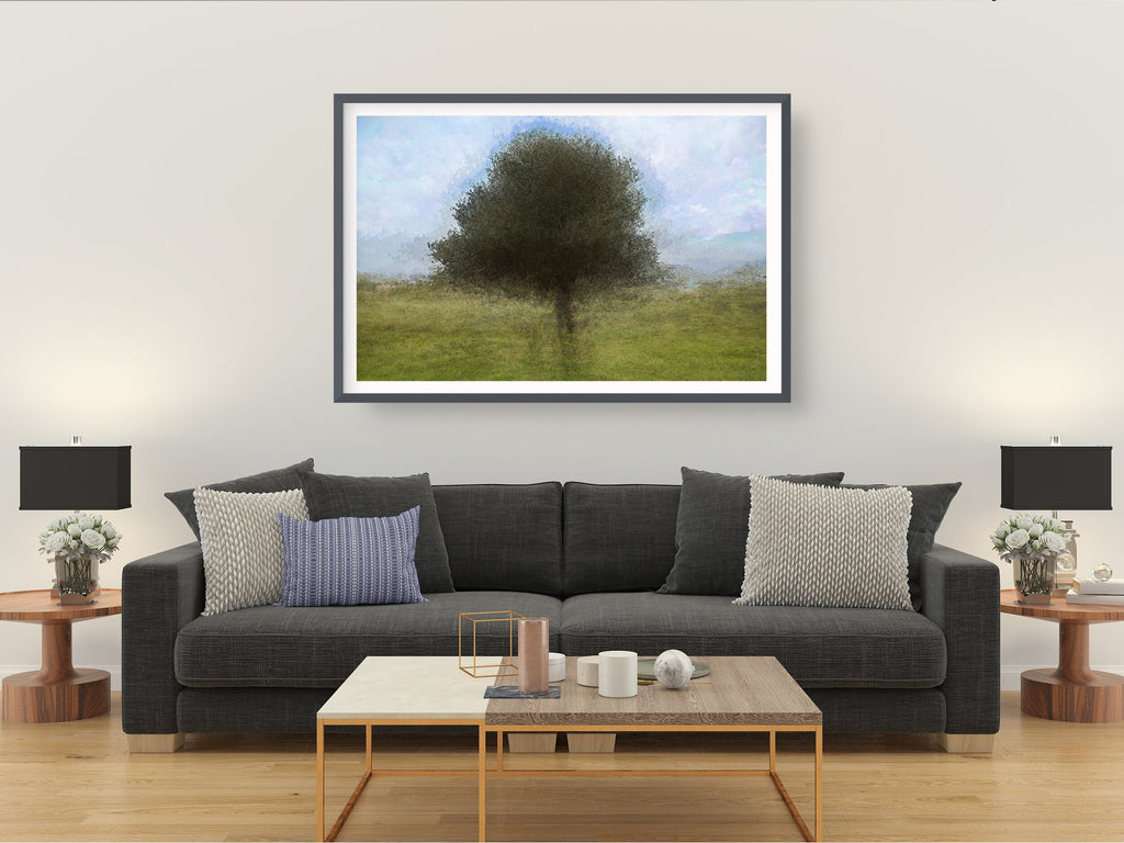 Olive Tree Impressionist Painting at Jerusalem