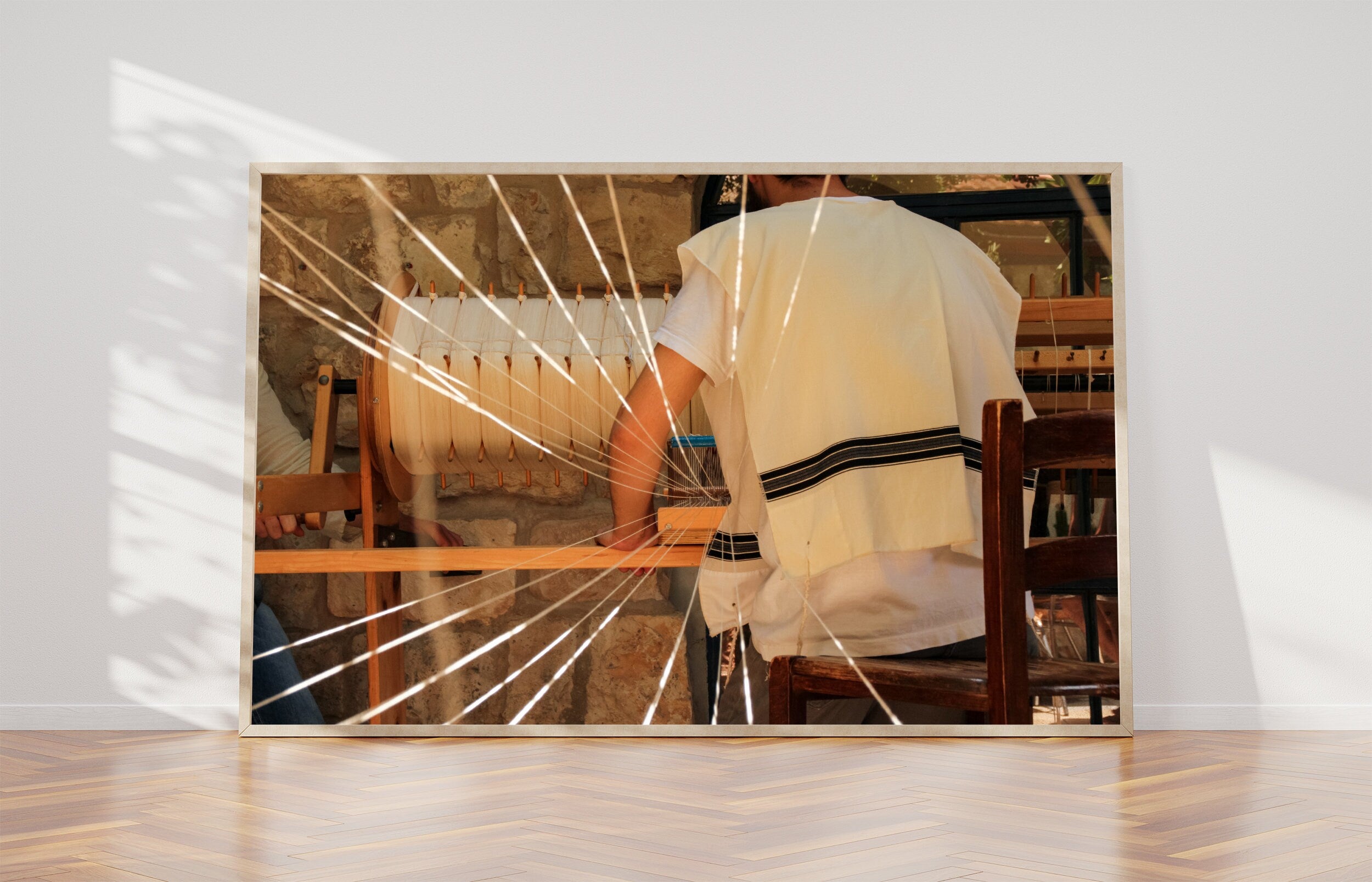 Tallit Weaving Threads Jewish Home