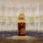 Jewish Old Bible Torah Scroll Closed Painting — Vertical