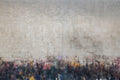 Jewish Kotel Wall Art Painting — Crowd of People Praying at the Western Wall (Kosel)
