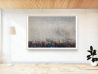 Jewish Kotel Wall Art Painting — Crowd of People Praying at the Western Wall (Kosel)