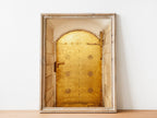 Gold Door at the Yochanan Ben Zakai Synagogue — Jewish Quarter of Jerusalem
